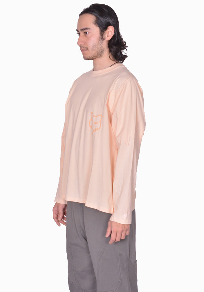 KIKO KOSTADINOV FOX LAB LONG SLEEVE T-SHIRT PALE PINK SS25 | 50
