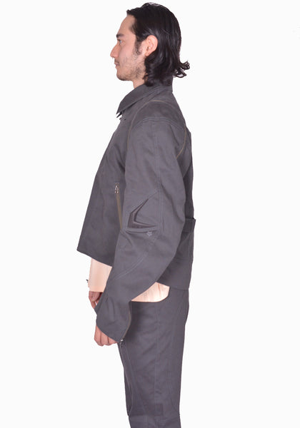 KIKO KOSTADINOV FOX LAB MOTO JACKET DRK SHADOW SS25 | DOSHABURI Shop