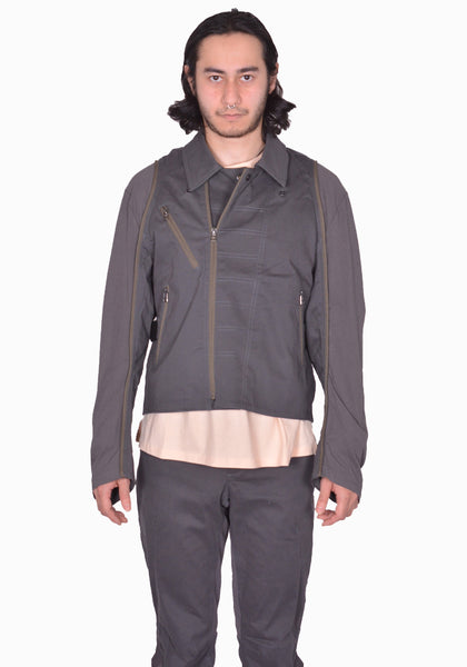 KIKO KOSTADINOV FOX LAB MOTO JACKET DRK SHADOW SS25 | DOSHABURI Shop