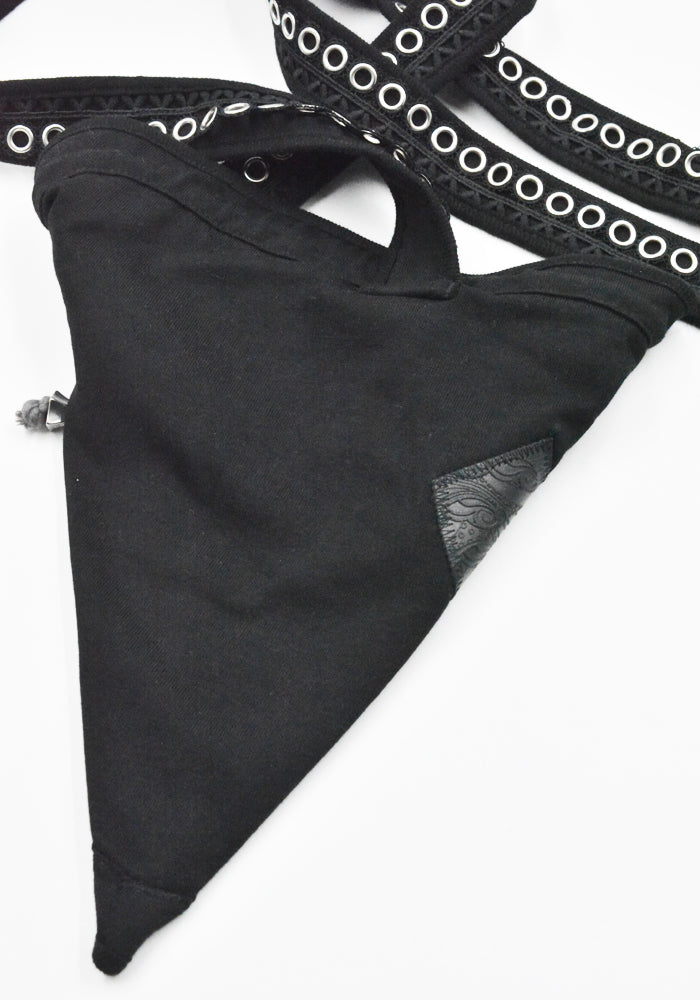 KIKO KOSTADINOV MEN HATHA JERSEY BAG BLACK SS26 | DOSHABURI Shop