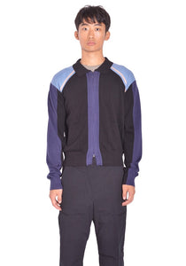 KIKO KOSTADINOV KAYAN TROUSERS WAVY WOOL ABYSS BLUE SS26 | DOSHABURI