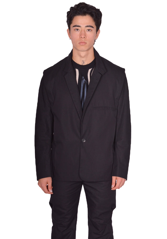 KIKO KOSTADINOV NAVIN K-DART BLAZER BLACK SS25 | DOSHABURI KIKO KOSTADINOV NAVIN K-DART BLAZER BLACK SS25 | DOSHABURI