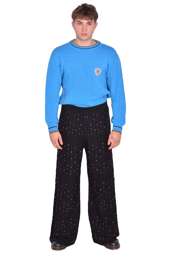 KIKO KOSTADINOV RADAY KNIT TROUSER NIGHT SKY FW25 | DOSHABURI Shop