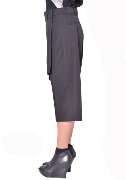 KIKO KOSTADINOV WOMEN KKWAW26T06-17 LINNET WRAP CULOTTES CROW BLACK 2026FW | DOSHABURI Shop 