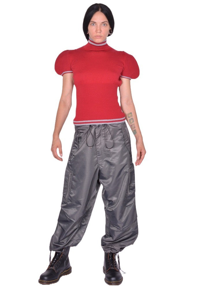 KIKO KOSTADINOV WOMEN SIMONE KNIT TOP CHERRY RED FW25 | DOSHABURI Shop