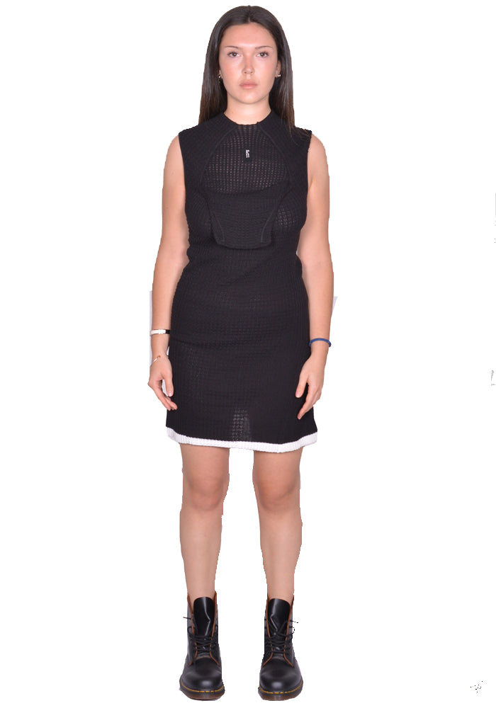 KIKO KOSTADINOV WOMEN VECTO KNIT TUNIC BLACK SS25 | 50%OFF SALE 