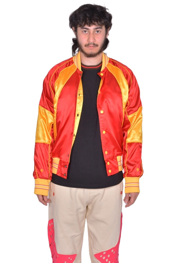 KIKO KOSTADINOV x FOX LAB BOMBER JACKET RED FW25 | DOSHABURI Shop