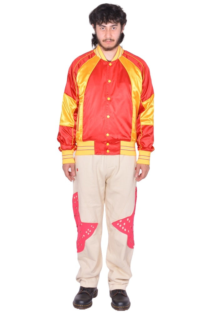 遊戯王OCG デュエルモンスターズ kiko kostadinov BLOUSON 52 KIKO KOSTADINOV x FOX LAB BOMBER JACKET RED FW25 | DOSHABURI Shop