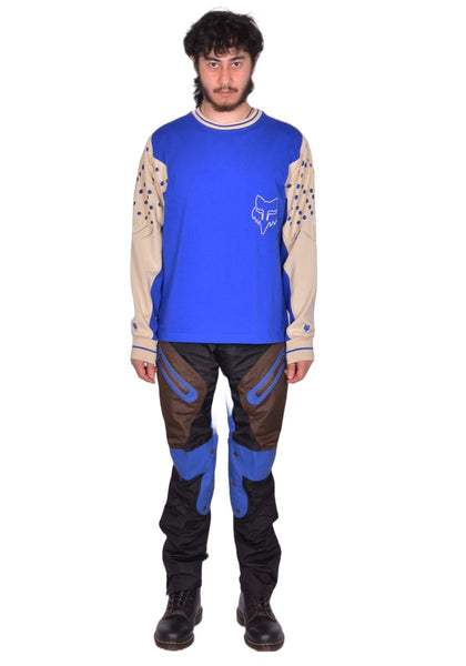 KIKO KOSTADINOV x FOX LAB PERFORATED LONG SLEEVE T-SHIRT BLUEBERRY FW25