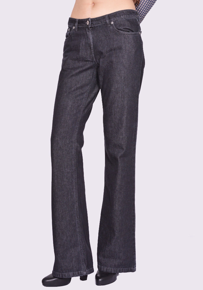 KNWLS ALICE JEANS WASHED BLACK FW24 | DOSHABURI Online Shop KNWLS ALICE JEANS WASHED BLACK FW24 | DOSHABURI Online Shop