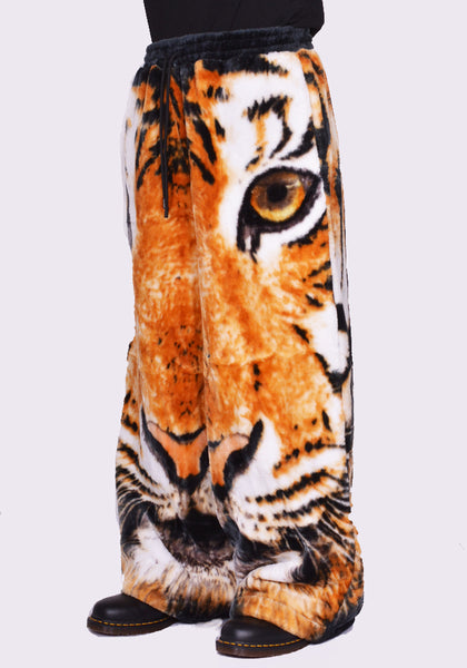 LU'U DAN TIGER BLANKET RAW CUT BONTAN PANTS SS25 | DOSHABURI Shop