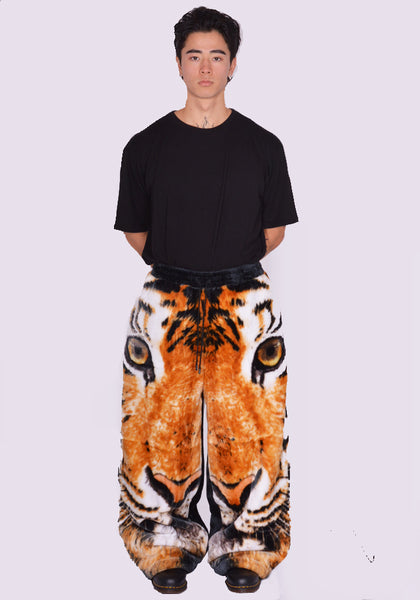 LU'U DAN TIGER BLANKET RAW CUT BONTAN PANTS SS25 | DOSHABURI Shop