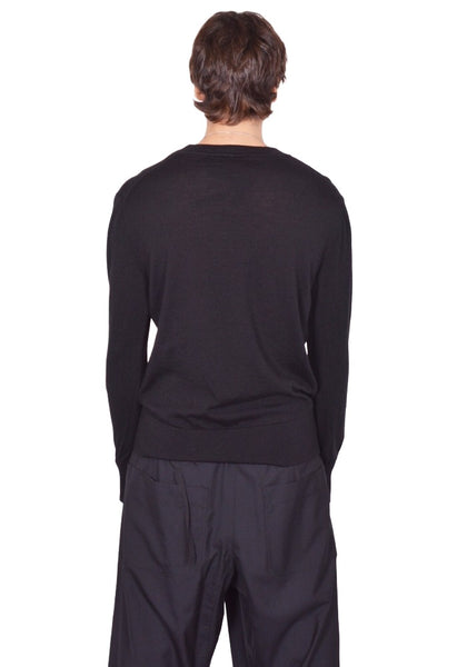 MARINA YEE BLITZ CBLITZ CREWNECK KNIT SWEATER BLACK SS26 | DOSHABURI Shop