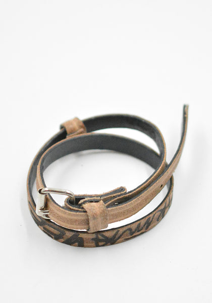 MARINA YEE CLASSIC BRACELET 15MM NUDE/BLACK SS26 | DOSHABURI Shop