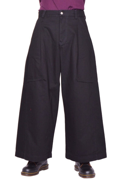 MARINA YEE DEAN JULIUS WIDE LEGGED DENIM TROUSERS BLACK SS26 | DOSHABURI Shop