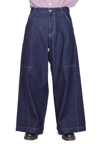 MARINA YEE DEAN JULIUS WIDE LEGGED DENIM TROUSERS INDIGO SS26 | DOSHABURI Shop