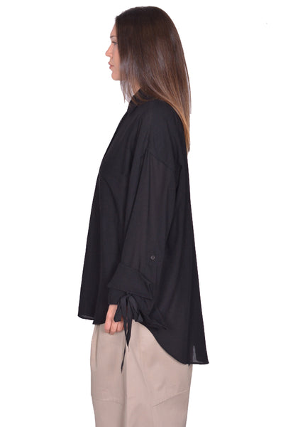 MARINA YEE M.Y. SHIRT 1 OVERSIZED SHIRT BLACK SS25 | DOSHABURI Shop