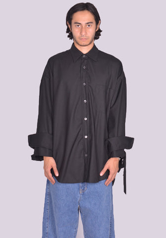 MARINA YEE MY SHIRT 1 OVERSIZED BLACK FW24 | DOSHABURI Shop