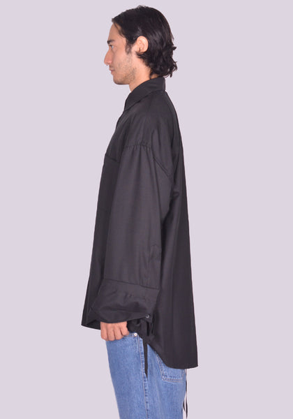 MARINA YEE MY SHIRT 1 OVERSIZED BLACK FW24 | DOSHABURI Shop