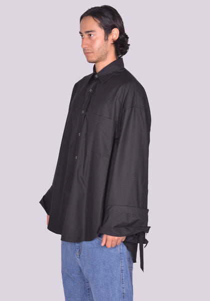 MARINA YEE MY SHIRT 1 OVERSIZED BLACK FW24 | DOSHABURI Shop