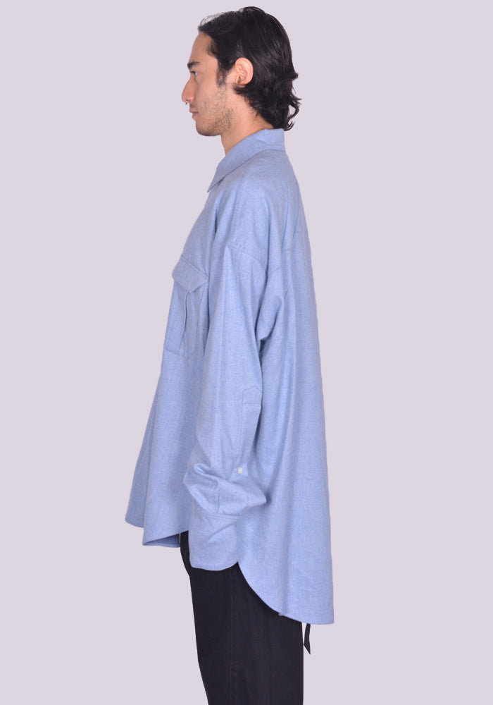 MARINA YEE MY SHIRT 9 OVERSIZED BLUE FW24 | DOSHABURI Online Shop