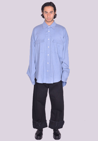 MARINA YEE MY SHIRT 9 OVERSIZED BLUE FW24 | DOSHABURI Online Shop