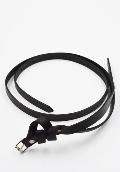 MARINA YEE U-TURN 15 ORIGAMI BELT BLACK FW25 | DOSHABURI Online Shop