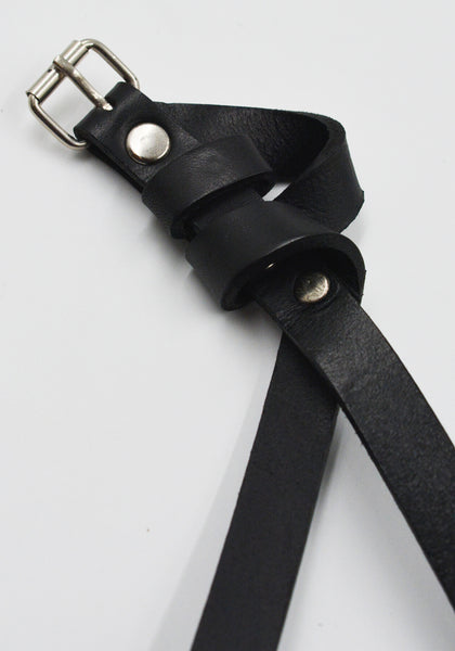 MARINA YEE U-TURN 15 ORIGAMI BELT BLACK FW25 | DOSHABURI Online Shop