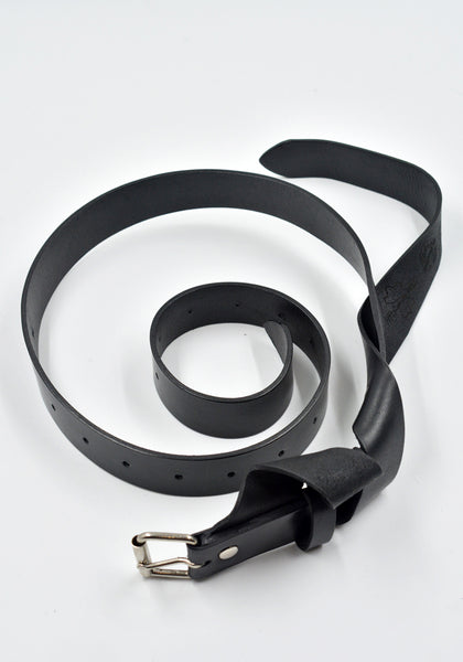 MARINA YEE U-TURN 35 ORIGAMI BELT 35MM UNISEX BLACK FW24 | DOSHABURI Online Shop