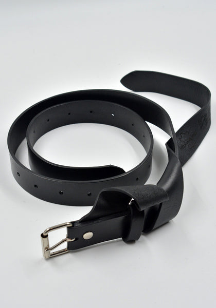 MARINA YEE U-TURN 35 ORIGAMI BELT 35MM UNISEX BLACK FW24 | DOSHABURI Online Shop
