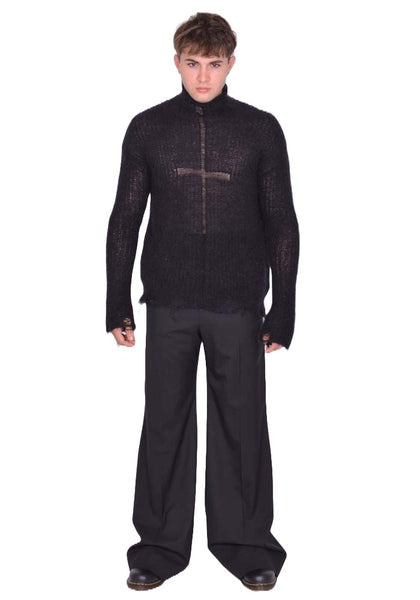 MATIERES FECALES MENS MONSIEUR S. PANTS BLACK FW25 | DOSHABURI  Shop