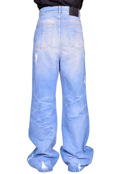 MATIERES FECALES UNISEX SLACK JEANS BLUE SS26 | DOSHABURI Shop