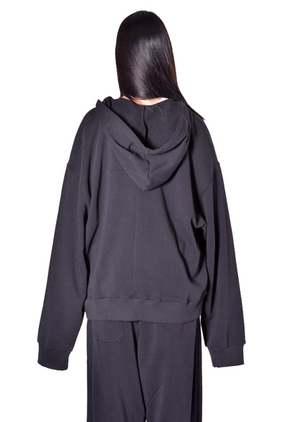 MATIERES FECALE MAT03T032-1 UNISEX FAMILY HOODIE BLACK 2026FW | DOSHABURI Online Shop 