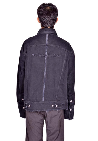 MATIERES FECALE PIERRE M. DENIM JACKET SCLERA SS26 | DOSHABURI Online Shop