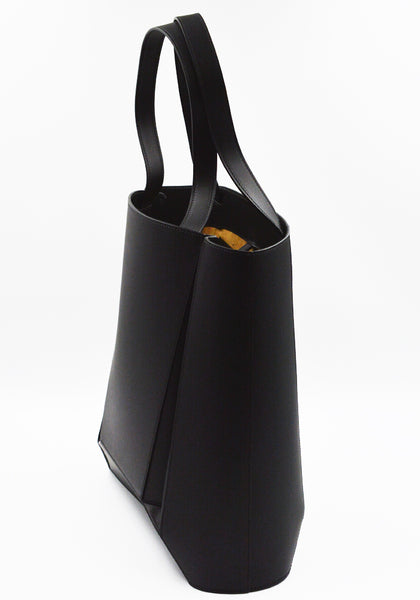 MERRYL TIELMAN HANS TOTE BAG BLACK MATTE | DOSHABURI Online Shop