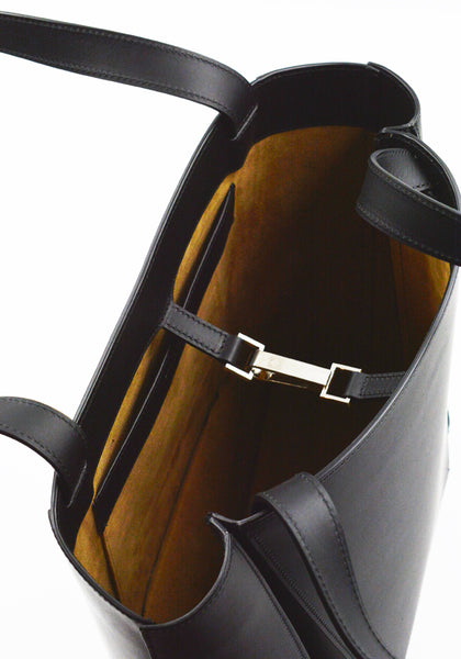 MERRYL TIELMAN HANS TOTE BAG BLACK MATTE | DOSHABURI Online Shop