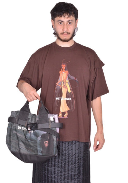 OTTOLINGER BELTED TOTE BAG PRINT FW25 | DOSHABURI Shop
