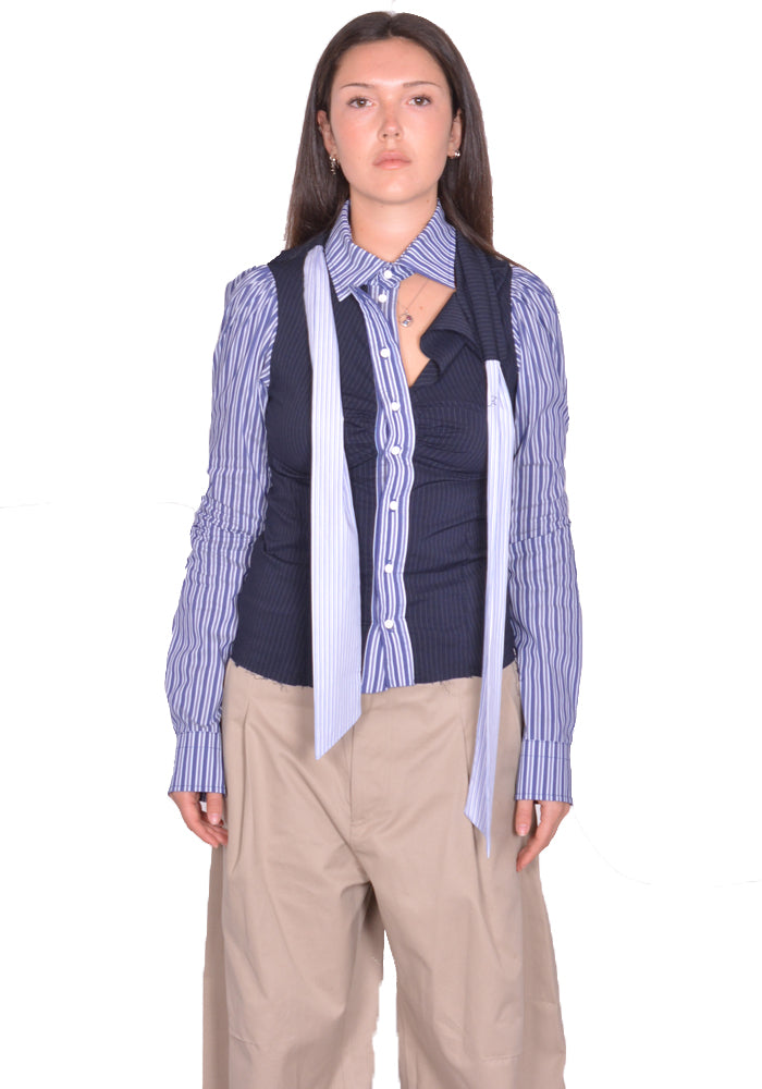 OTTOLINGER DECONSTRUCTED LAVALLIÈRE BLOUSE SS25 | DOSHABURI Shop