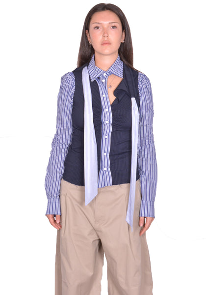 OTTOLINGER DECONSTRUCTED LAVALLIÈRE BLOUSE SS25 | DOSHABURI Shop