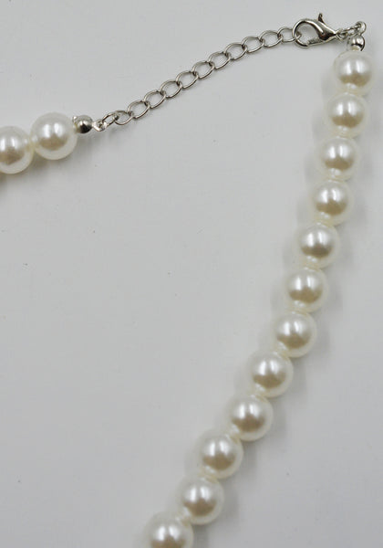 OTTOLINGER  DIPPED PEARL NECKLACE SILVER/BLUE FW25 | DOSHABURI Shop