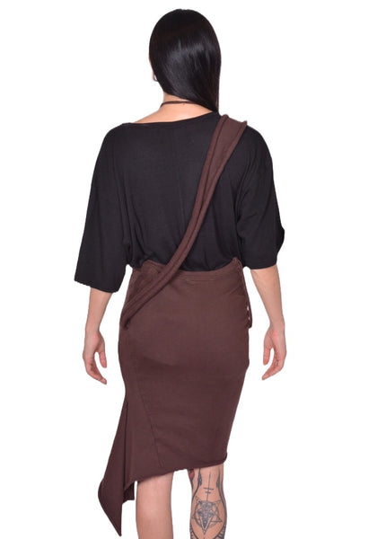 OTTOLINGER JERSEY PENCIL SKIRT BROWN FW25 | DOSHABURI Online Shop