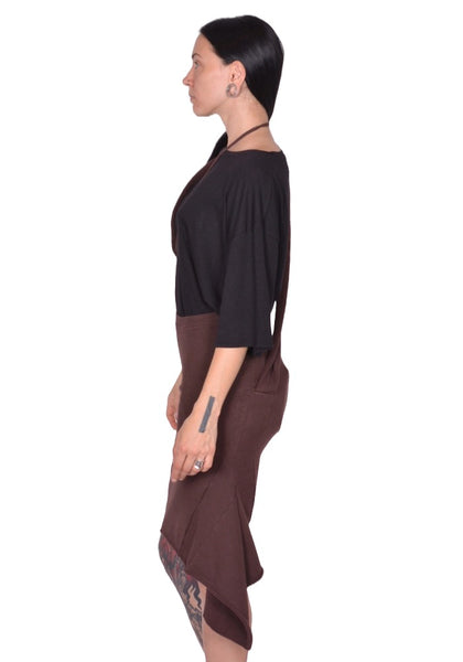OTTOLINGER JERSEY PENCIL SKIRT BROWN FW25 | DOSHABURI Online Shop