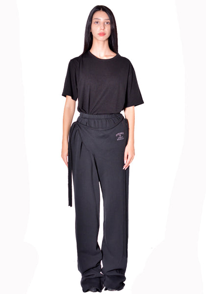 OTTOLINGER 115-205315-01 UNISEX OTTO WRAP SWEATS BLACK FW2026 | DOSHABURI Shop 
