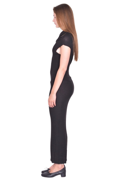 RICK OWENS ATHENA DRESS BLACK SS26 | DOSHABURI Online Shop