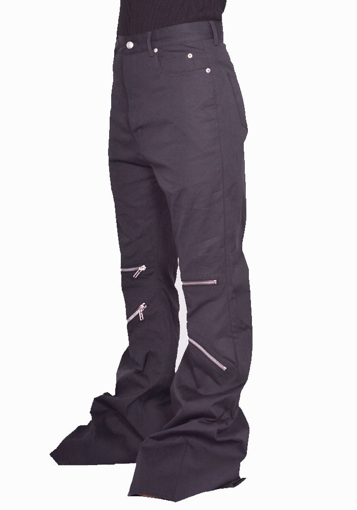RICK OWENS MEN BOLAN CARGO PANTS BLACK SS25 | 30%OFF SALE