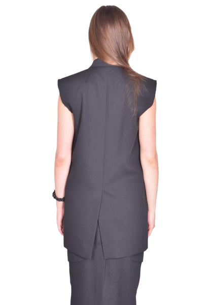 RICK OWENS CONCORDIAN JACKET BLACK SS26 | DOSHABURI Shop