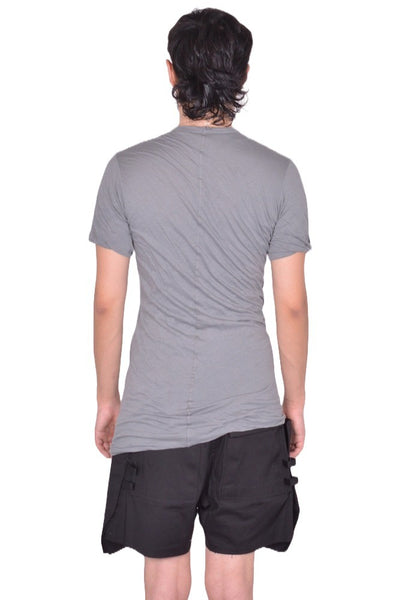 RICK OWENS DOUBLE DOUBLE LAYERED T-SHIRT INDIGO FW25 | DOSHABURI Shop