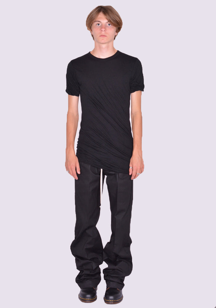 RICK OWENS DOUBLE LAYERED T-SHIRT BLACK FW24 | DOSHABURI RICK OWENS DOUBLE LAYERED T-SHIRT BLACK FW24 | DOSHABURI