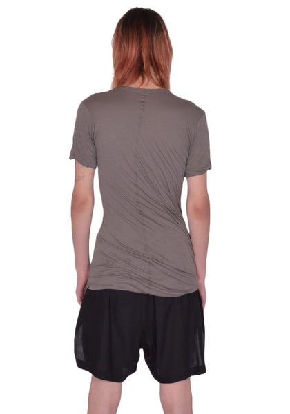 RICK OWENS DOUBLE LAYERED T-SHIRT DUST SS26 | DOSHABURI Online Shop
