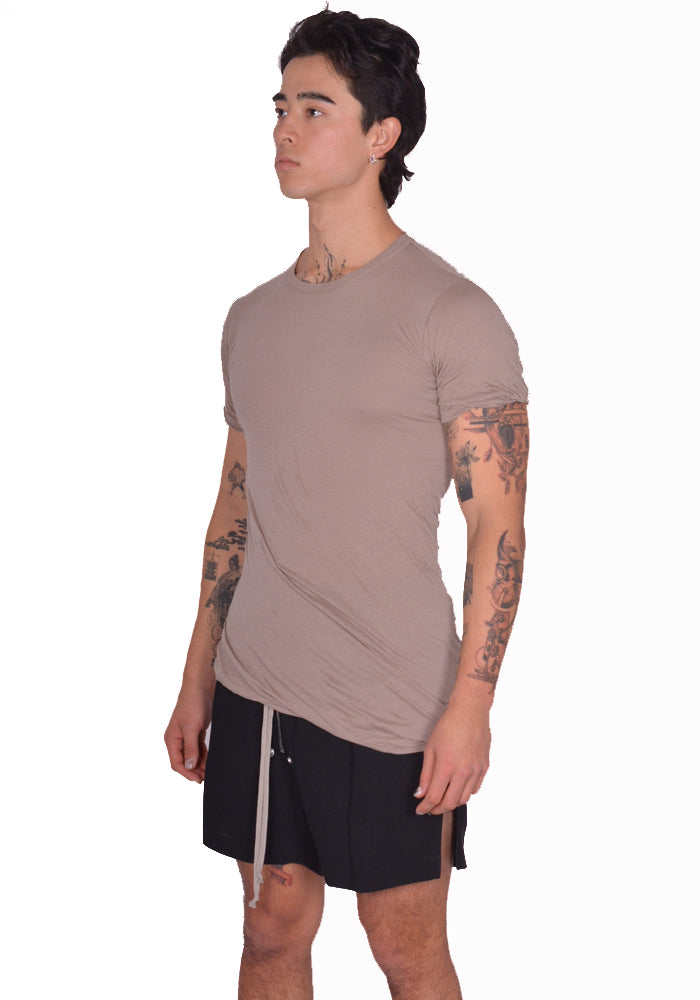 RICK OWENS DOUBLE LAYERED T-SHIRT FLESH SS25 | DOSHABURI RICK OWENS DOUBLE LAYERED T-SHIRT FLESH SS25 | DOSHABURI